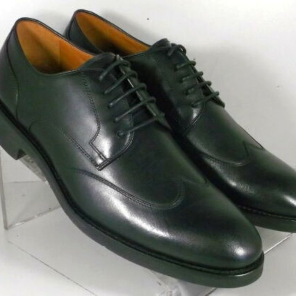 Johnston & Murphy 203911 MS50 Men's Shoes Size 9 M Black Leather Lace Up